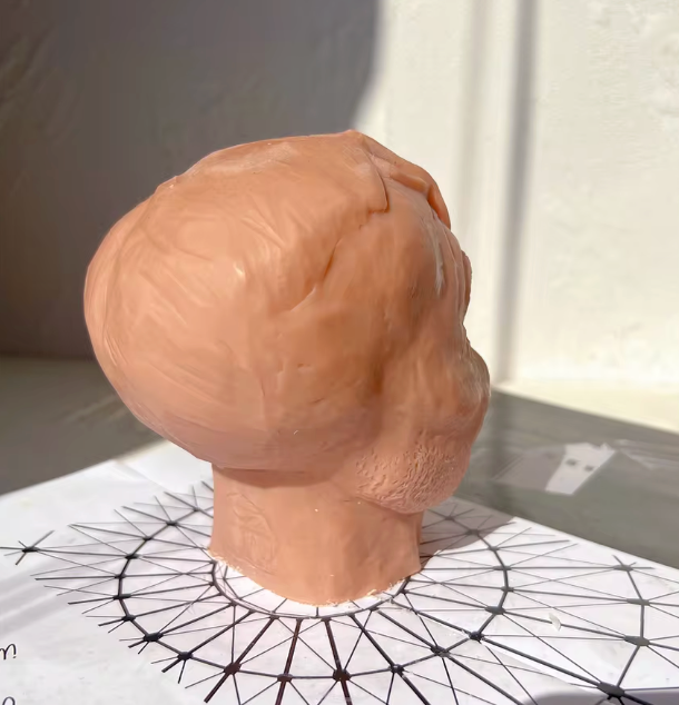 Johnny Funny Face Bust Candle Mold – Silicone Sculpture Mold