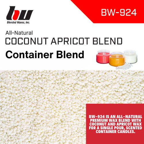 BW 924 Natural Container Blend - Coconut - Apricot - Container Candle Wax