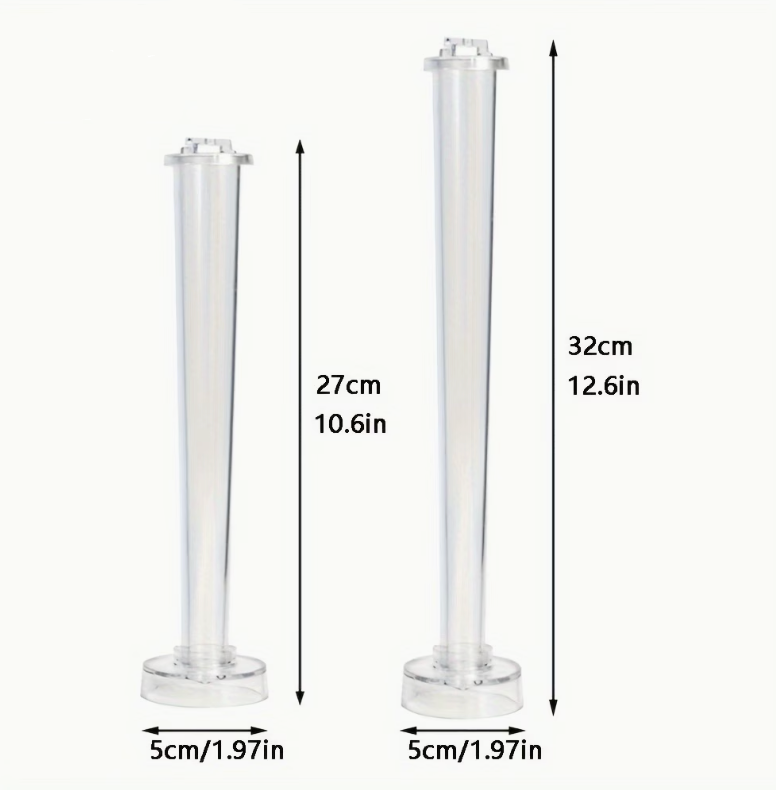 Pillar Long Rod Acrylic Candle Mold 