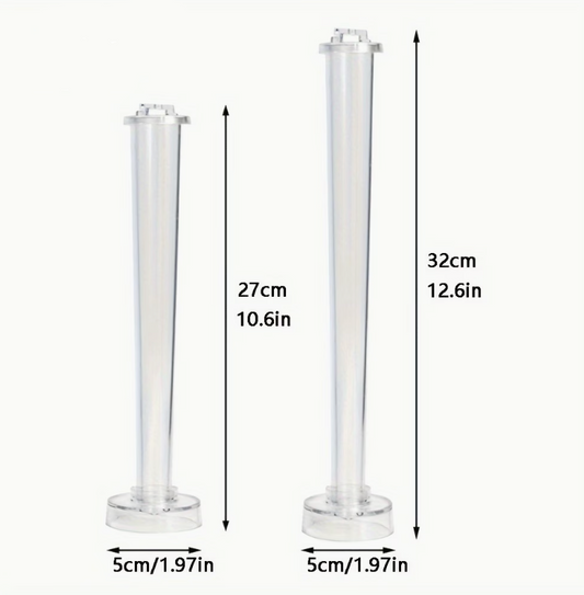 Pillar Long Rod Acrylic Candle Mold 