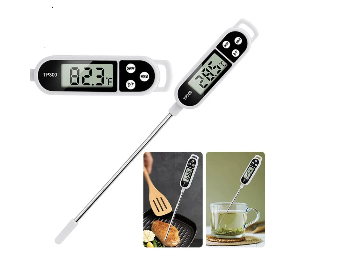 Candle Making Thermometer – Stainless Steel Probe Digital Wax Temperature Tool