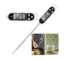 Digital candle making thermometer with stainless steel probe