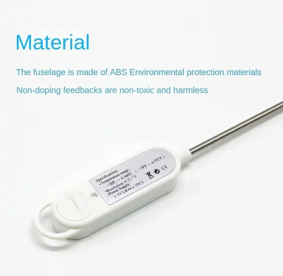 Candle Making Thermometer – Stainless Steel Probe Digital Wax Temperature Tool