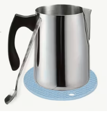 Candle Pouring Pitcher – Premium SUS304 Stainless Steel Wax Melting Pot with Heat-Resistant Handle