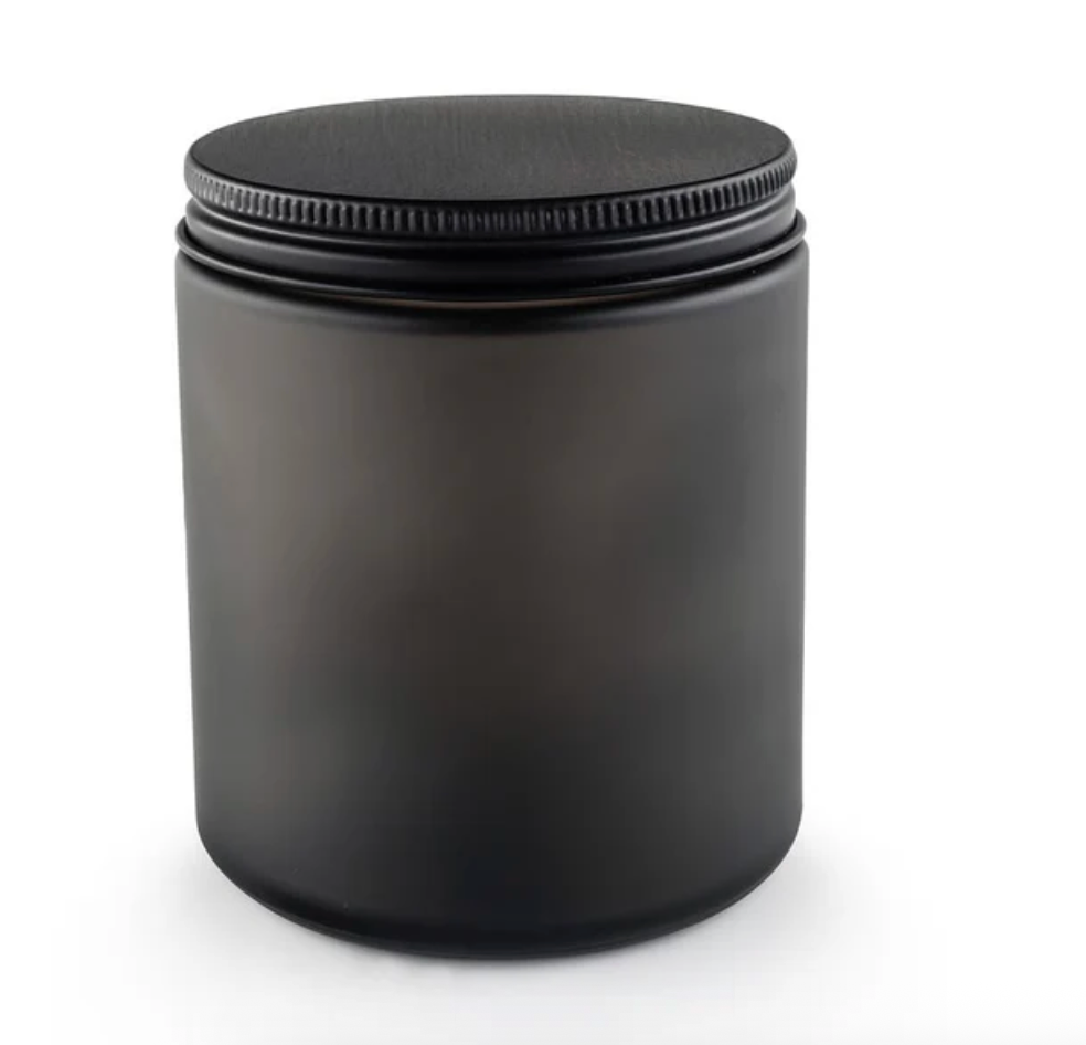 Straight-Sided Glass Jars 8 oz + Metal Lid Pack of 24