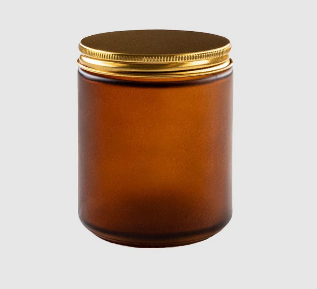 Straight-Sided Glass Jars 8 oz + Metal Lid Pack of 24