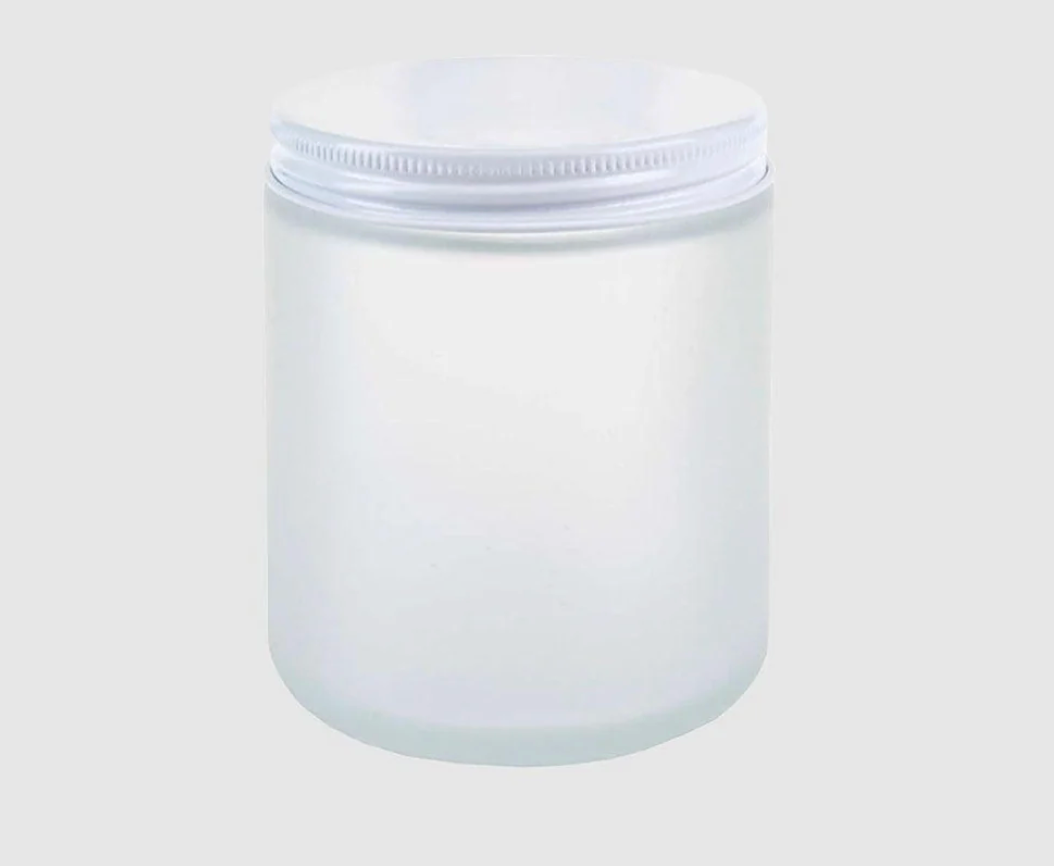 Straight-Sided Glass Jars 8 oz + Metal Lid Pack of 24