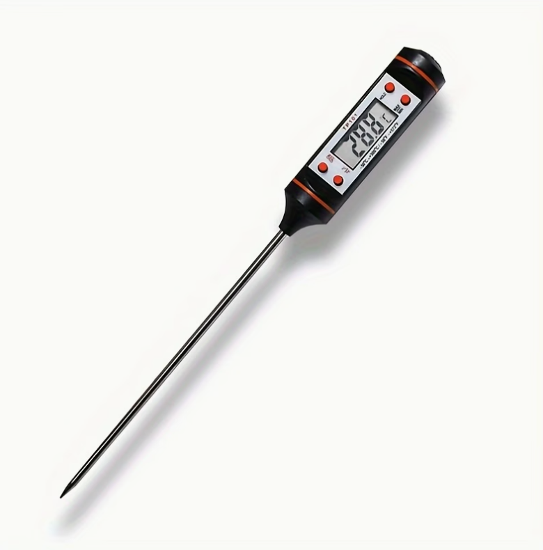 Candle Making Thermometer – Stainless Steel Probe Digital Wax Temperature Tool