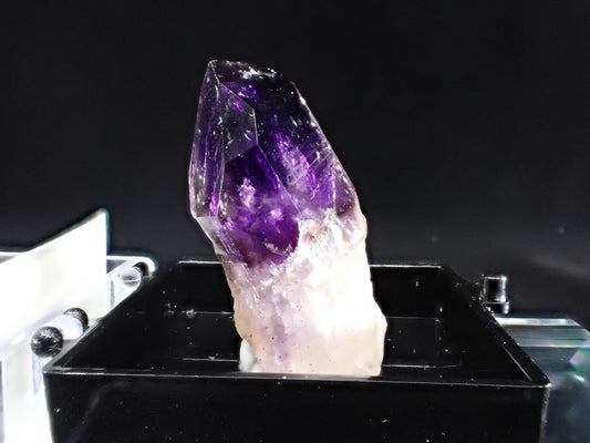 Deep Purple Amethyst – Goboboseb Mountains, Namibia – High Saturation Miniature Specimen (25mm)
